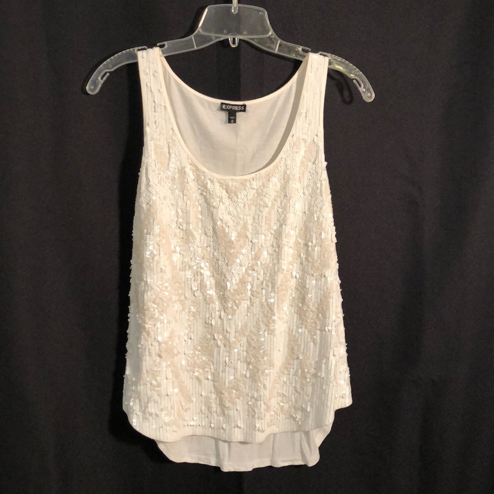 Express Sequined Tank Top